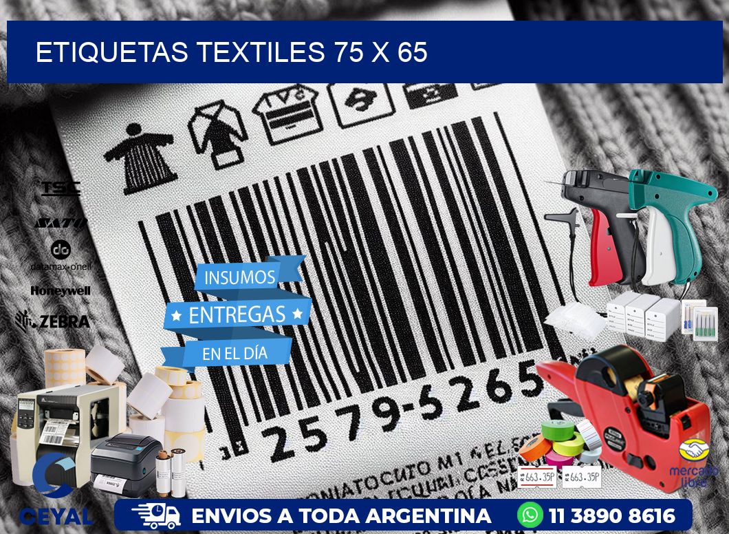 etiquetas textiles 75 x 65