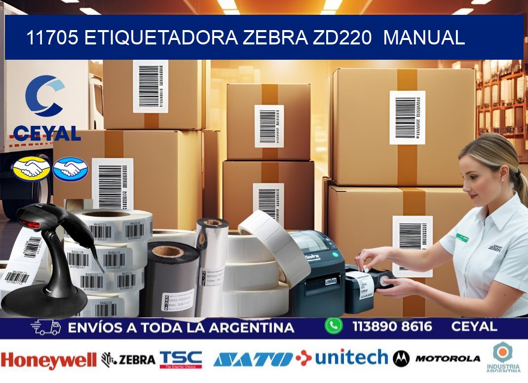 11705 Etiquetadora Zebra ZD220  manual