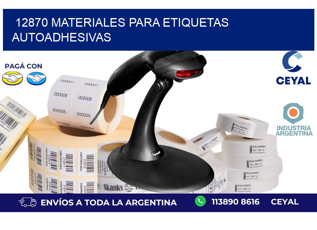 12870 materiales para etiquetas autoadhesivas