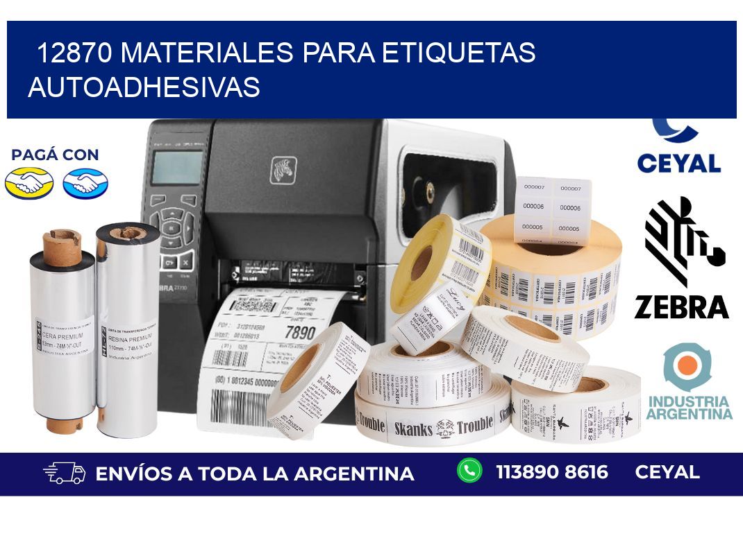 12870 materiales para etiquetas autoadhesivas