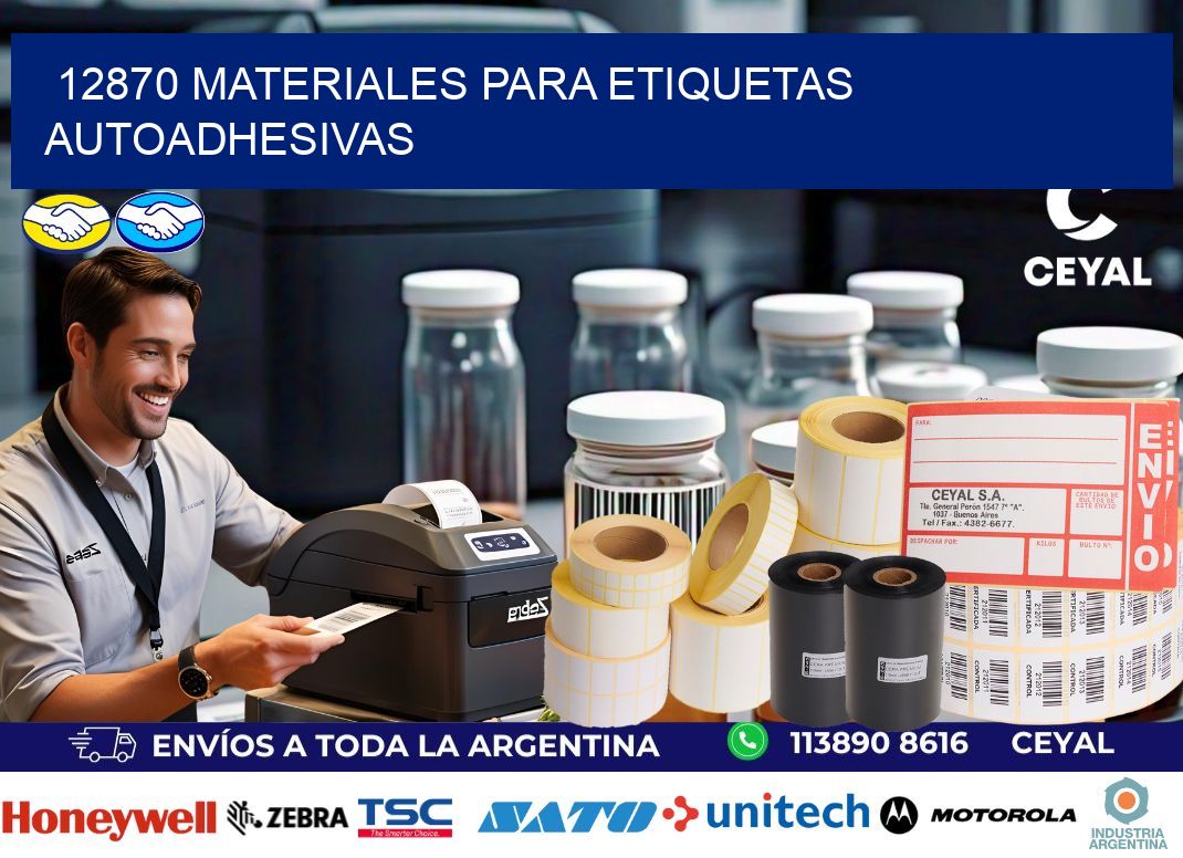12870 materiales para etiquetas autoadhesivas