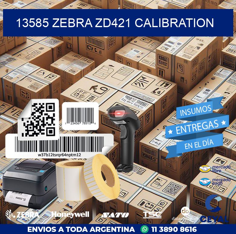 13585 Zebra ZD421 Calibration