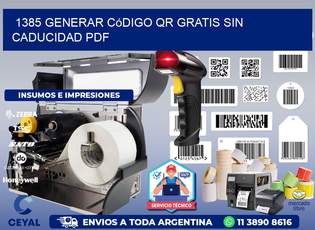 1385 Generar código QR gratis sin caducidad PDF