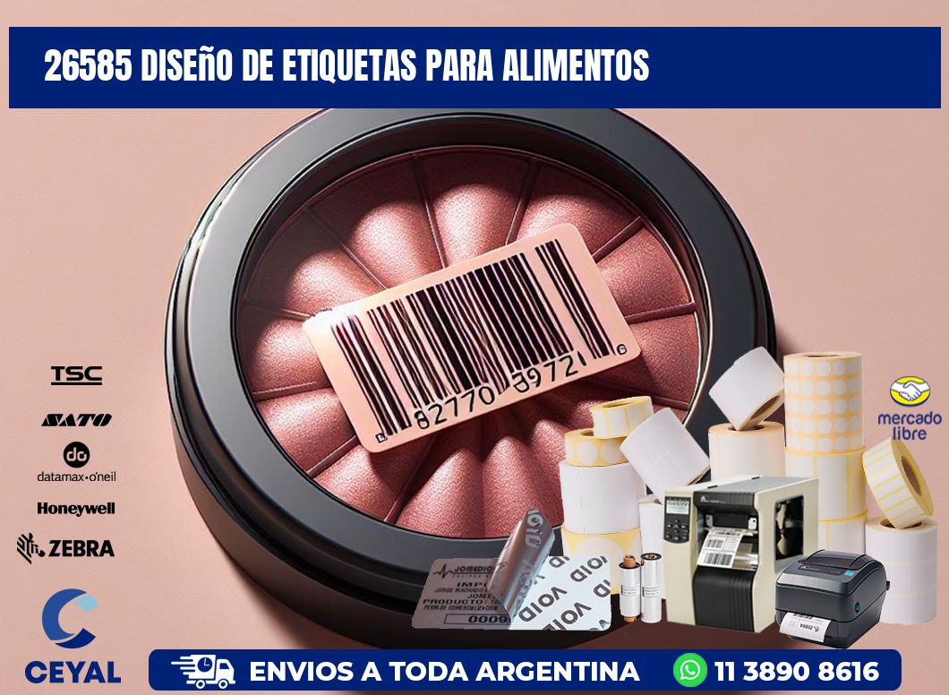 26585 Diseño de etiquetas para alimentos