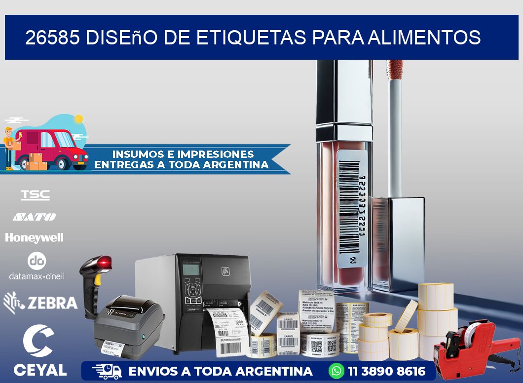 26585 Diseño de etiquetas para alimentos