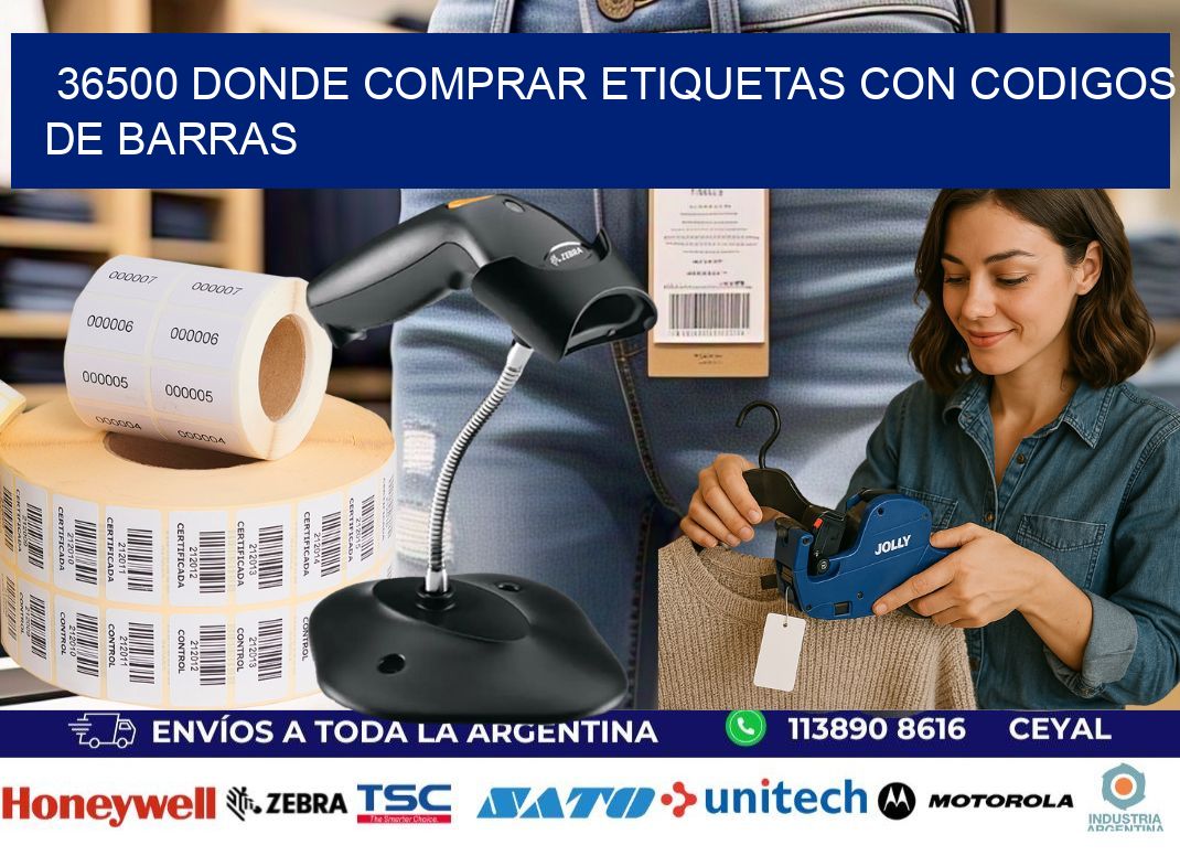 36500 Donde comprar etiquetas con codigos de barras