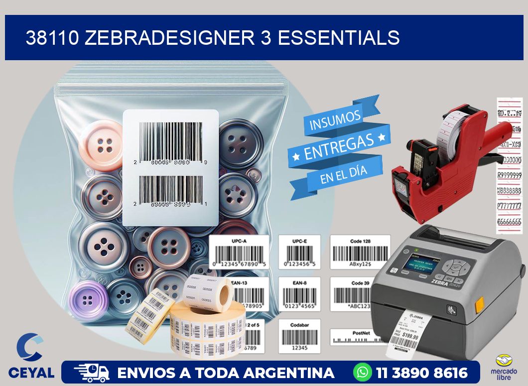 38110 ZebraDesigner 3 Essentials