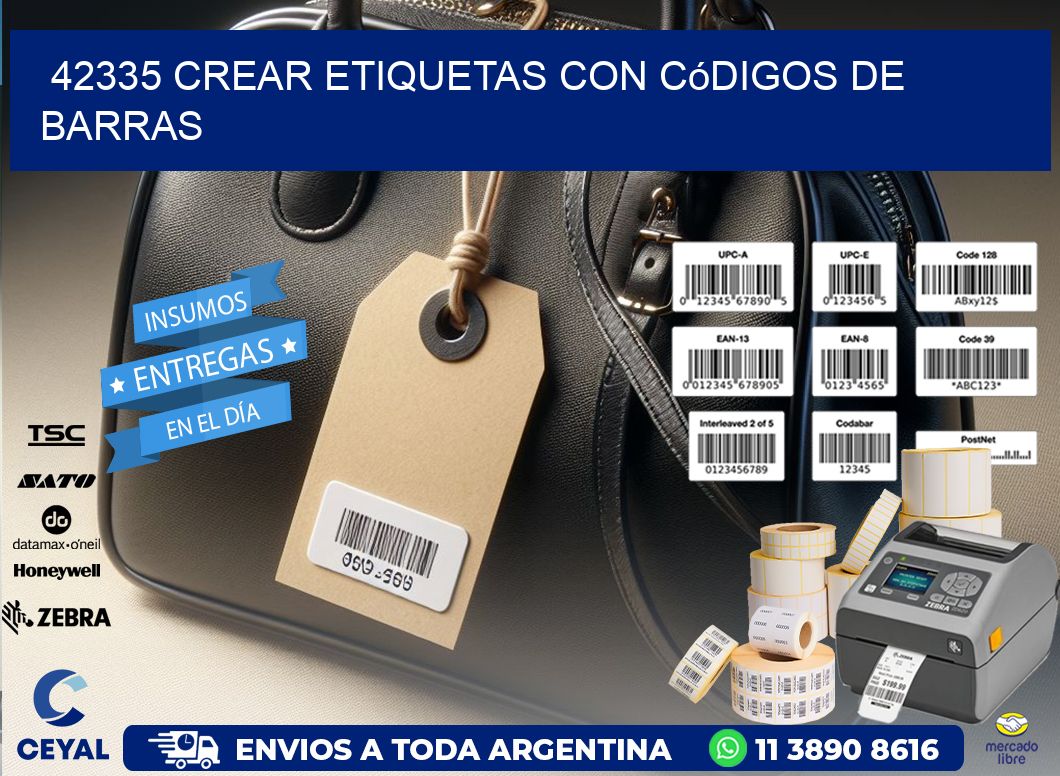 42335 Crear etiquetas con códigos de barras