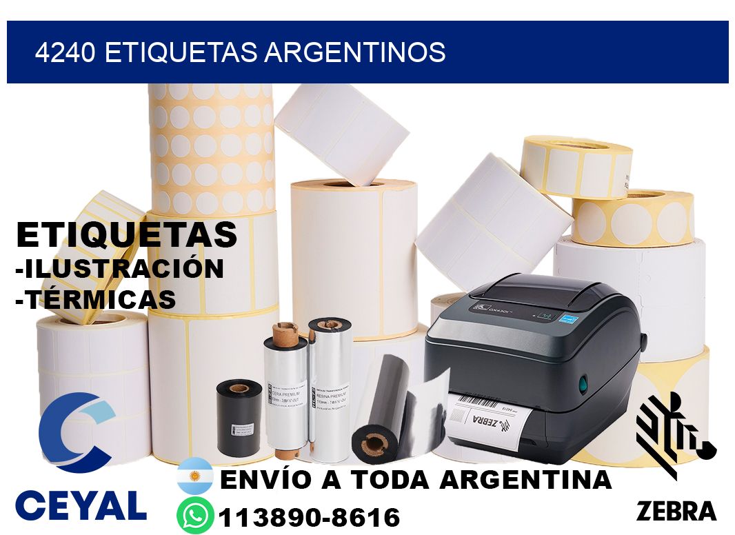 4240 Etiquetas argentinos