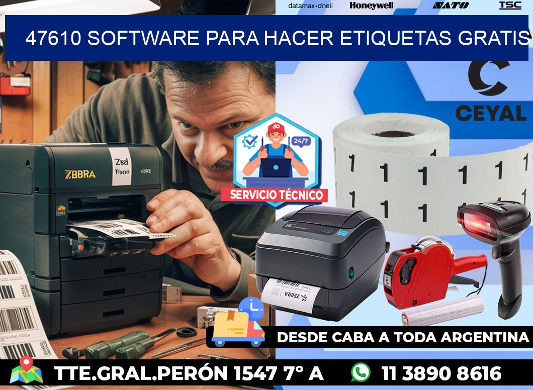 47610 Software para hacer etiquetas gratis