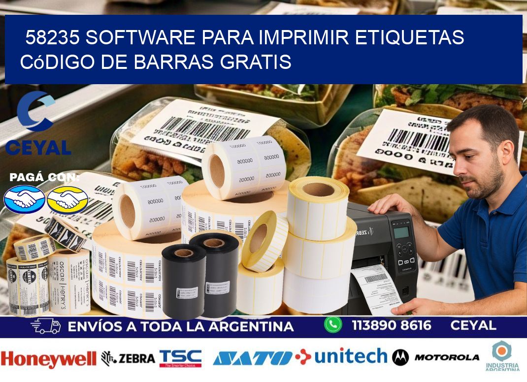 58235 Software para imprimir etiquetas código de barras gratis