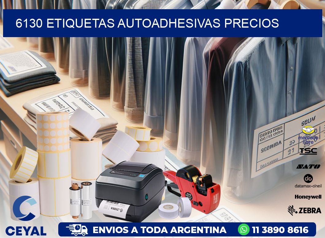 6130 Etiquetas autoadhesivas precios