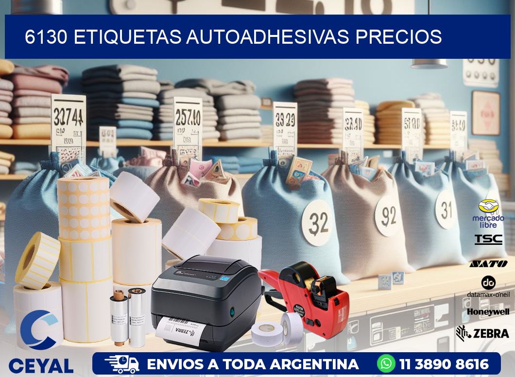 6130 Etiquetas autoadhesivas precios