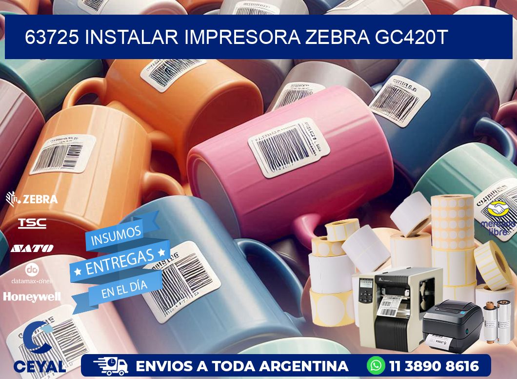 63725 Instalar impresora Zebra GC420t