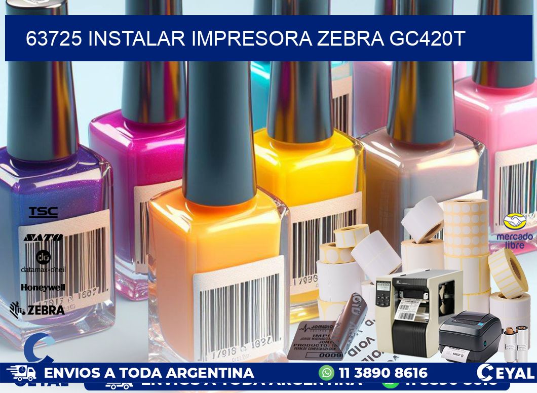 63725 Instalar impresora Zebra GC420t