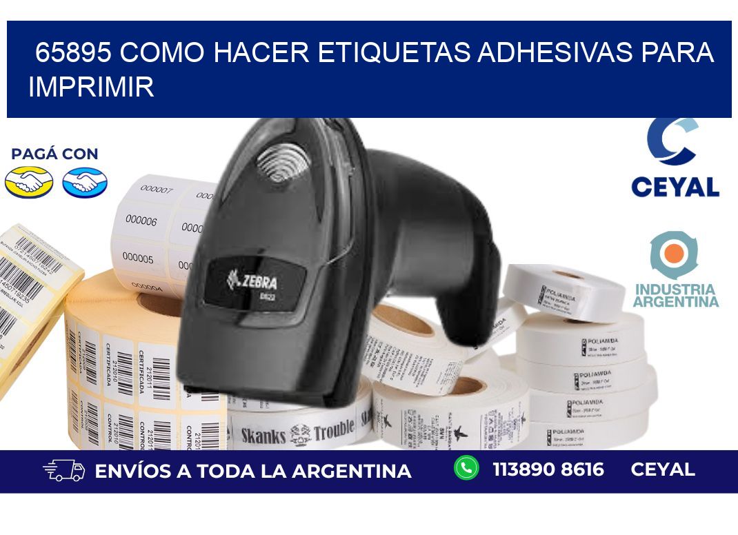 65895 Como hacer etiquetas adhesivas para imprimir