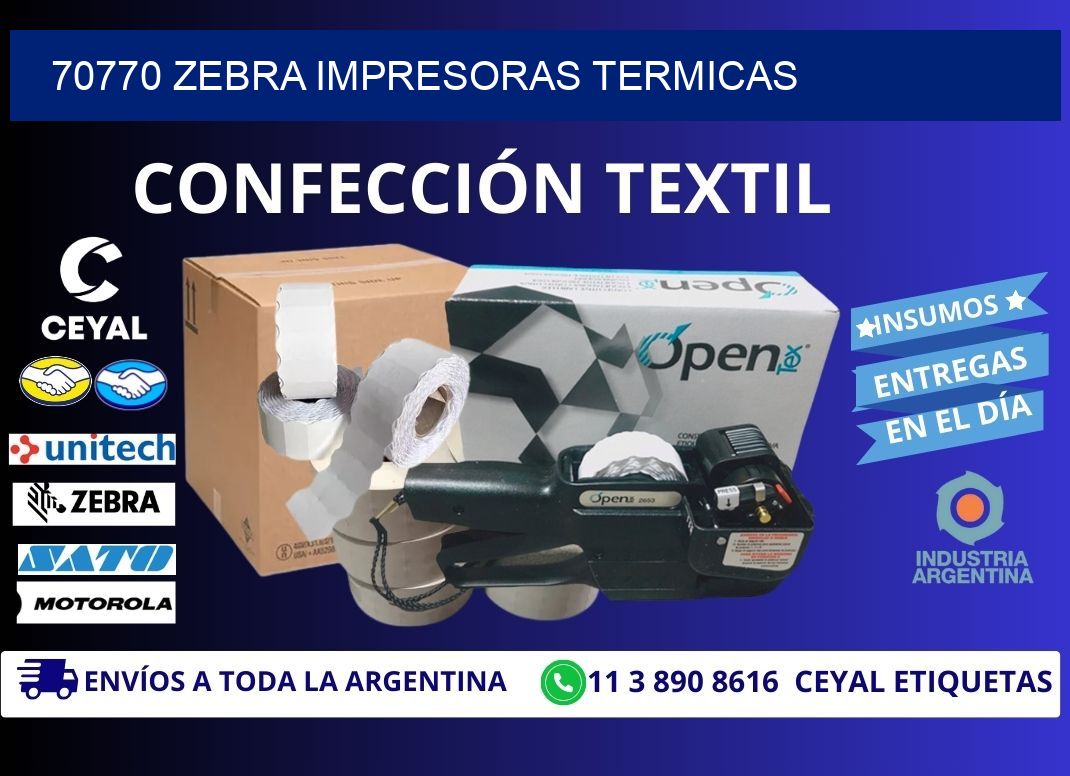 70770 Zebra impresoras termicas