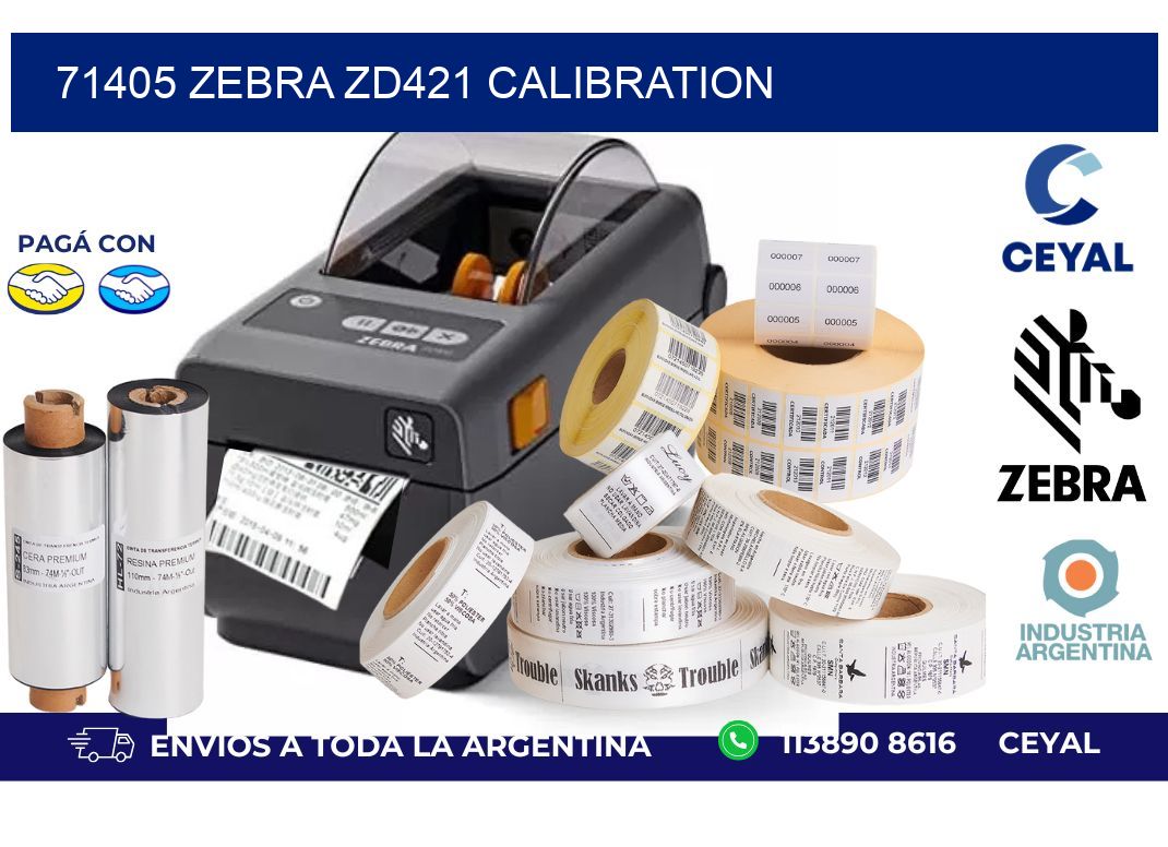71405 Zebra ZD421 Calibration