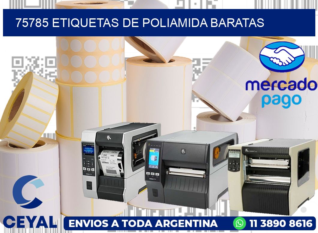 75785 etiquetas de poliamida baratas