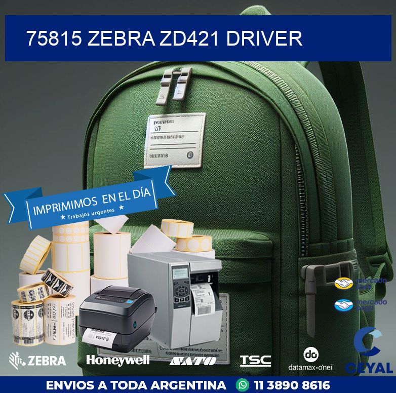 75815 Zebra ZD421 driver