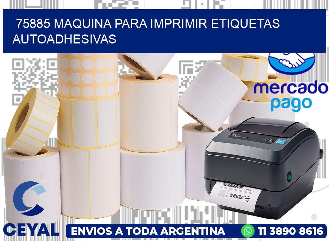 75885 maquina para imprimir etiquetas autoadhesivas