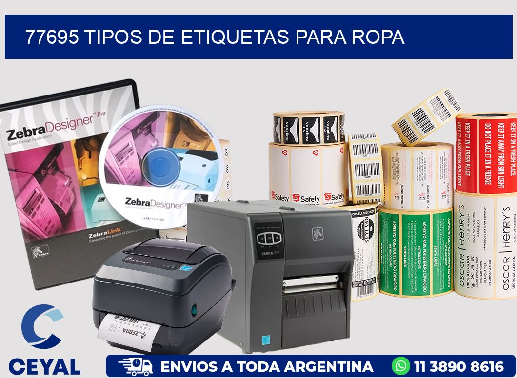 77695 tipos de etiquetas para ropa