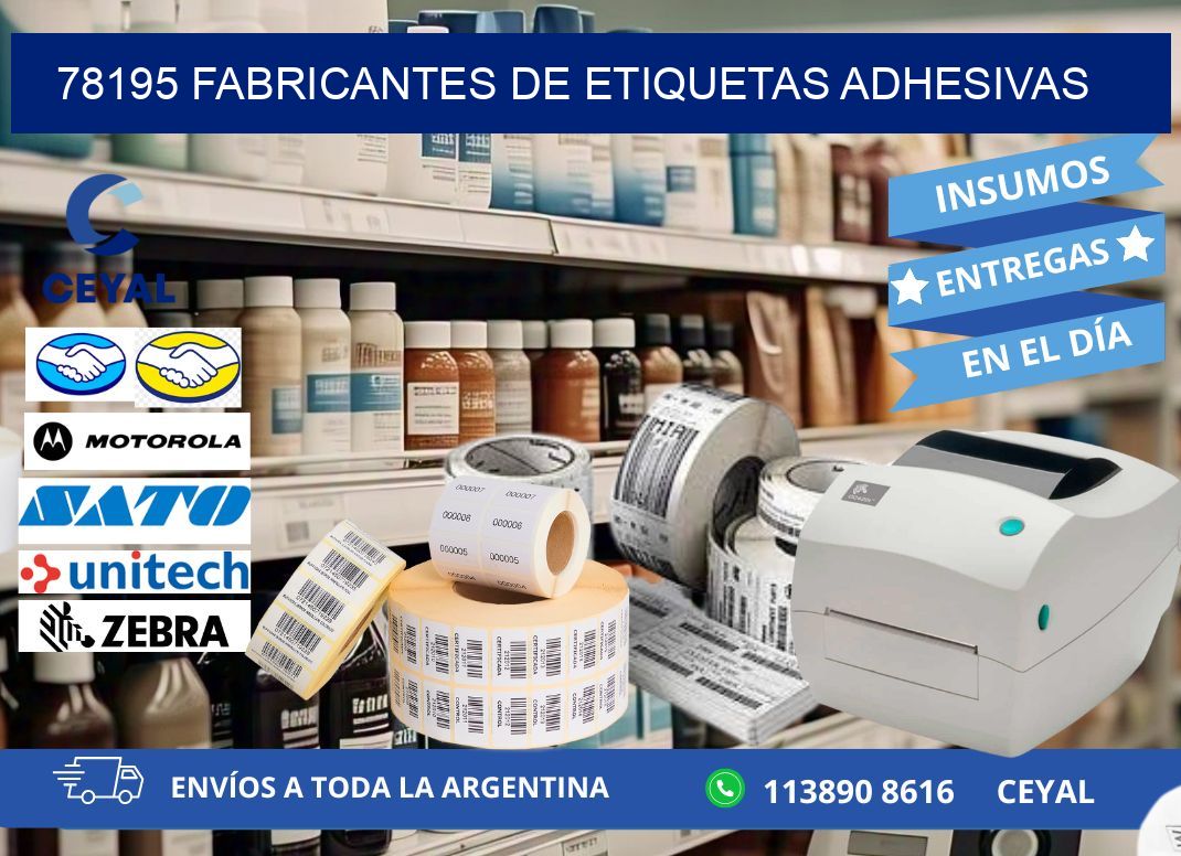 78195 Fabricantes de etiquetas adhesivas