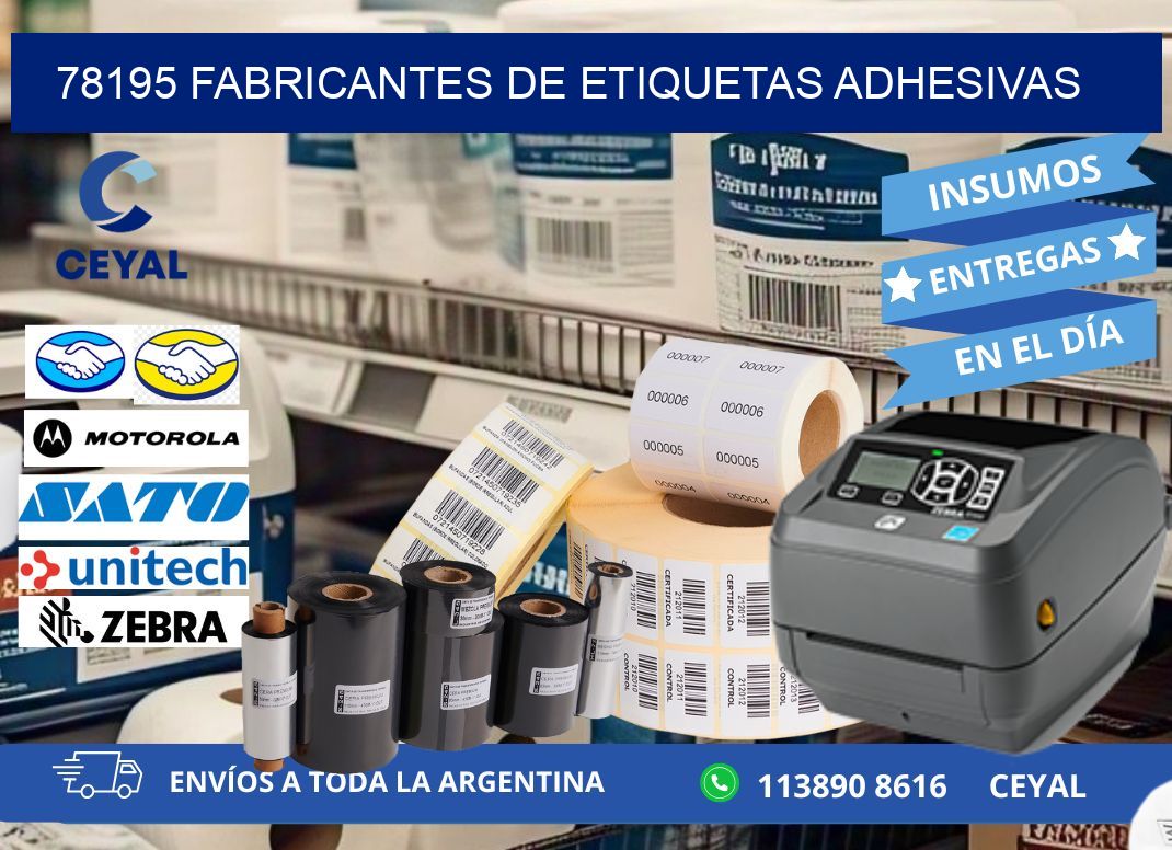 78195 Fabricantes de etiquetas adhesivas