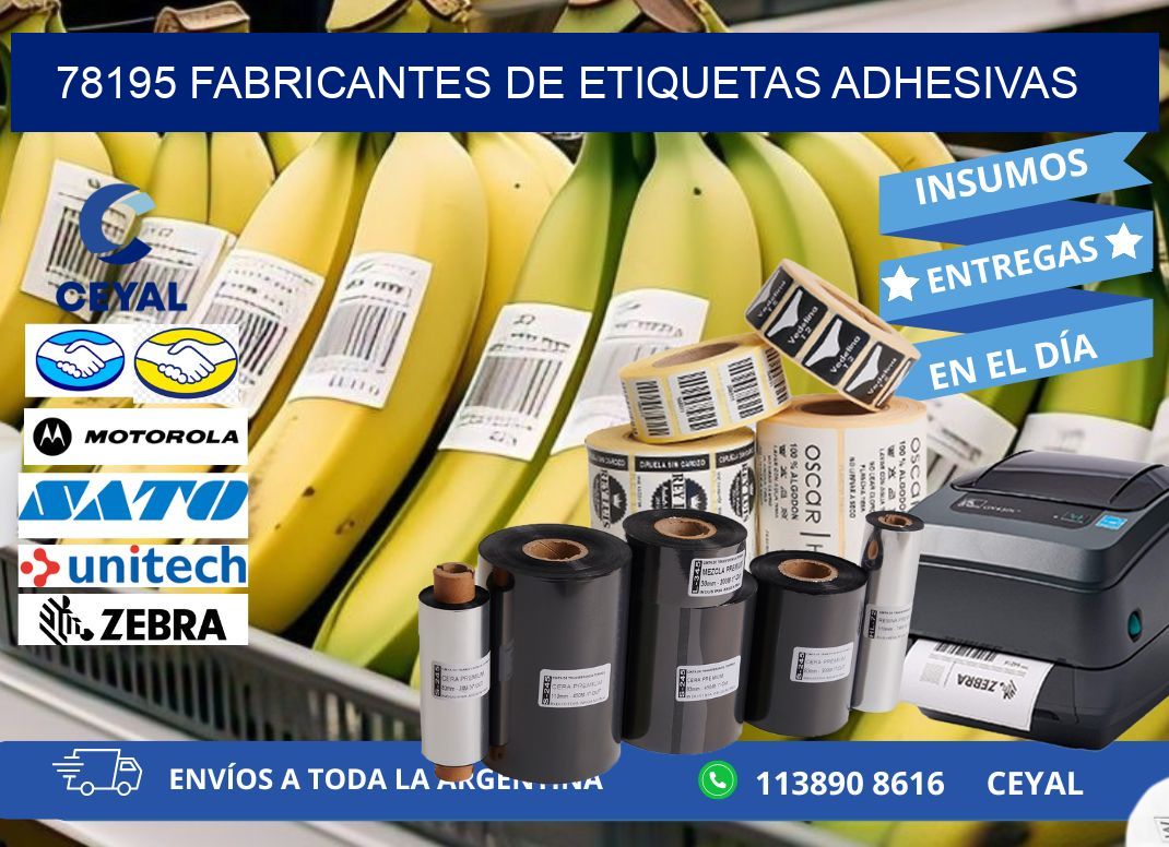 78195 Fabricantes de etiquetas adhesivas
