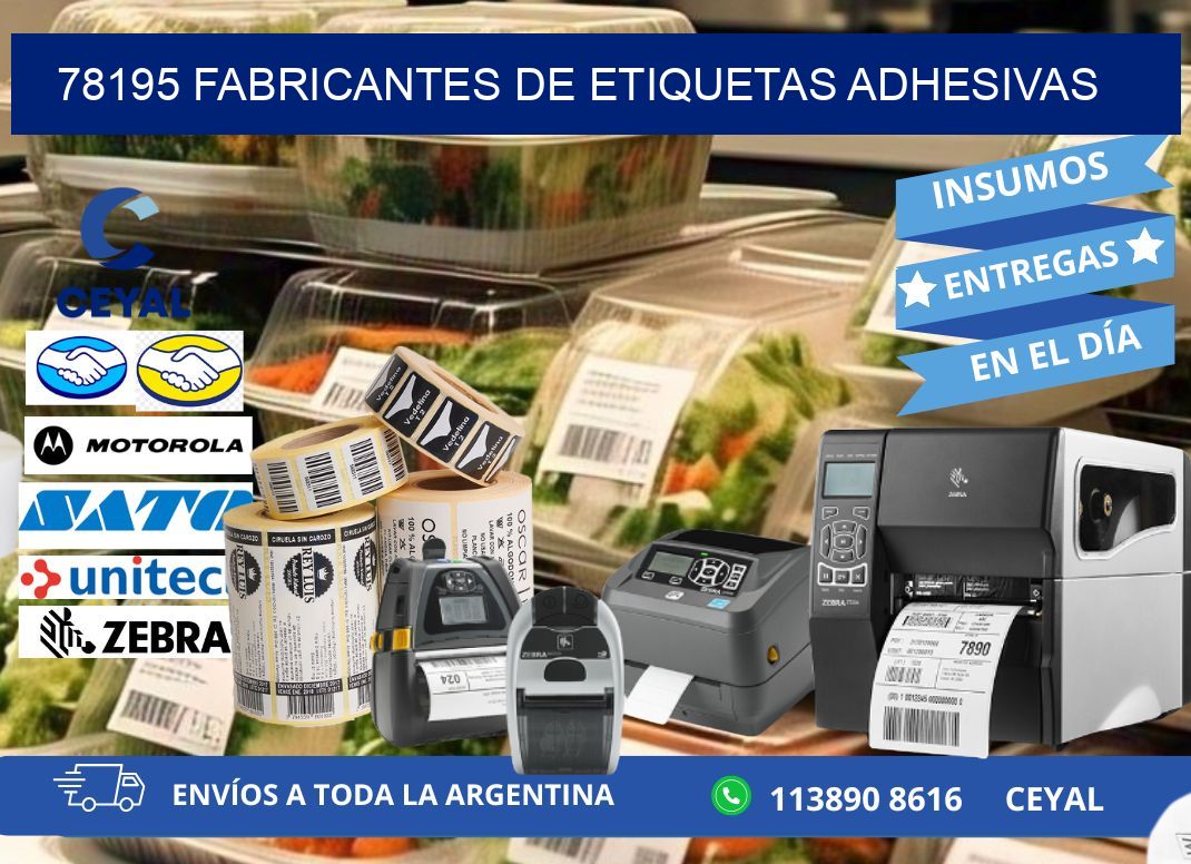 78195 Fabricantes de etiquetas adhesivas