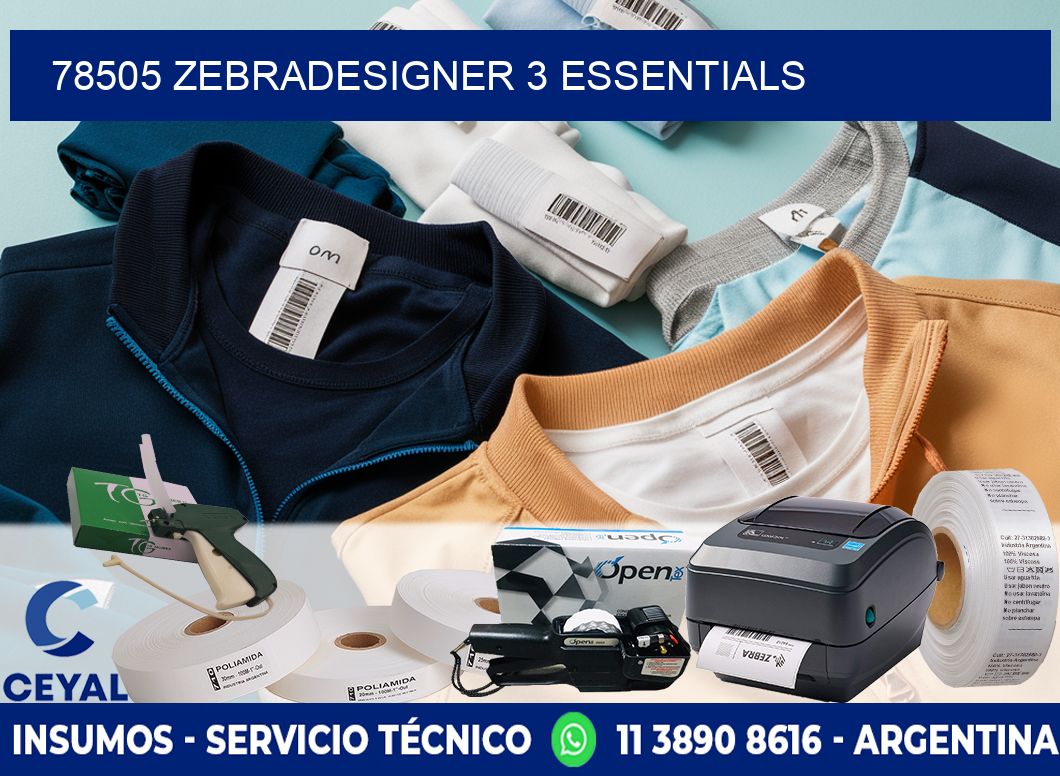 78505 ZebraDesigner 3 Essentials