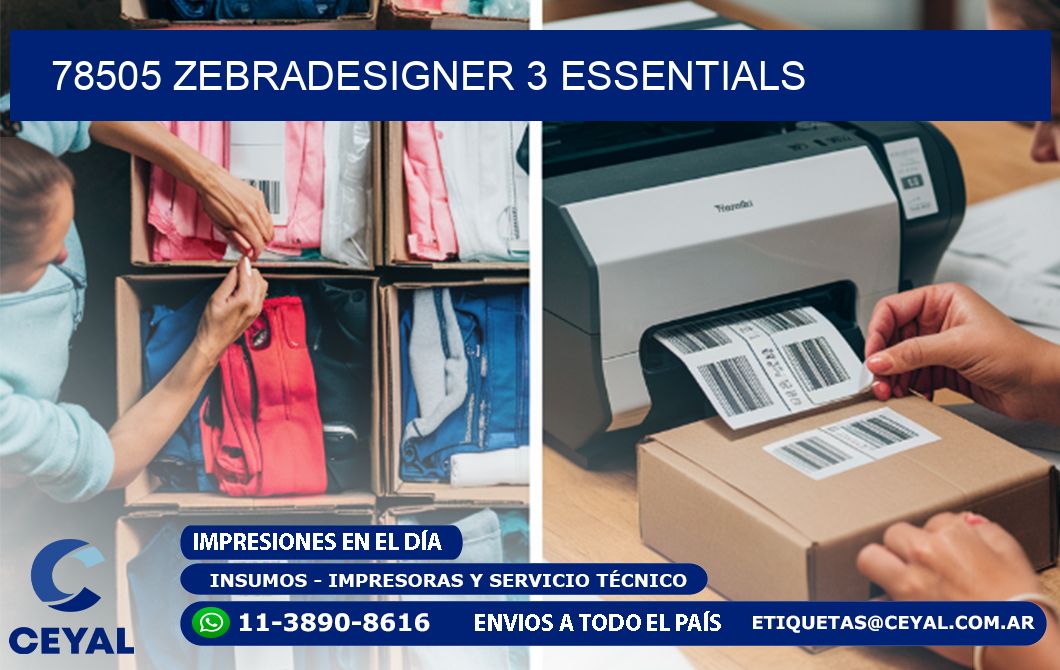 78505 ZebraDesigner 3 Essentials