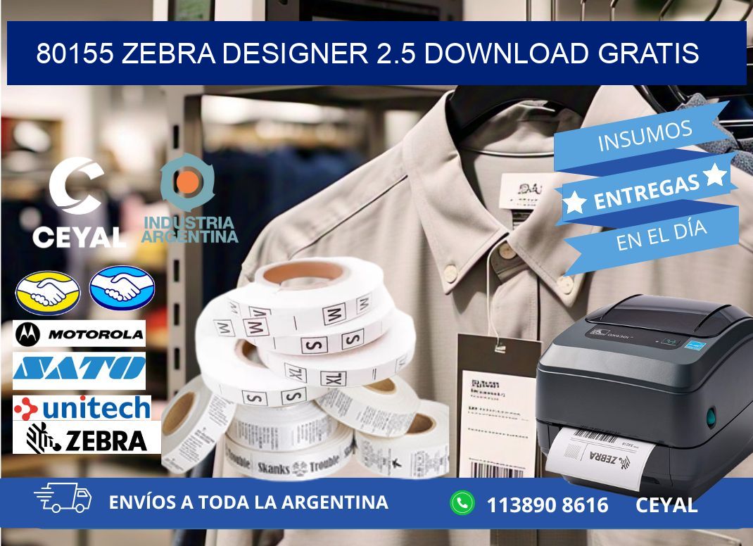 80155 Zebra designer 2.5 download gratis