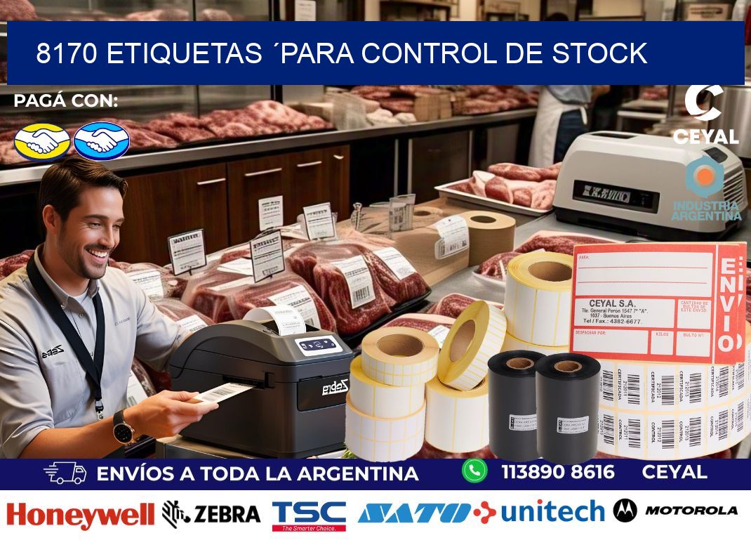 8170 Etiquetas ´para control de stock