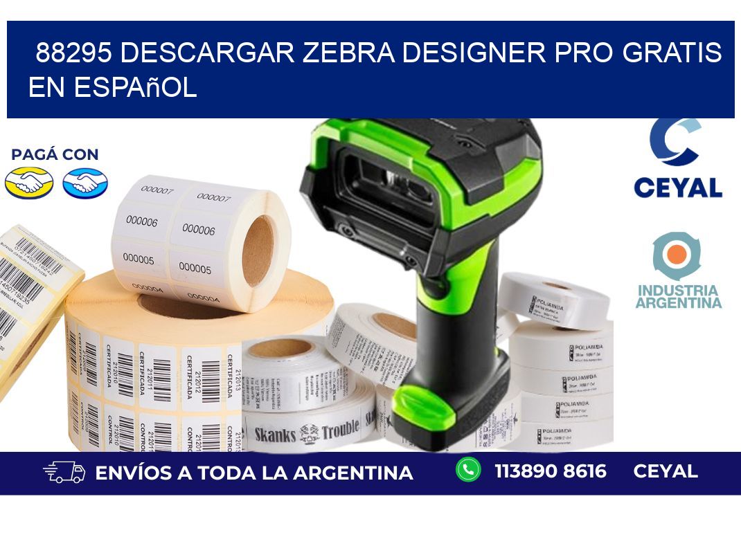 88295 Descargar Zebra Designer Pro gratis en Español