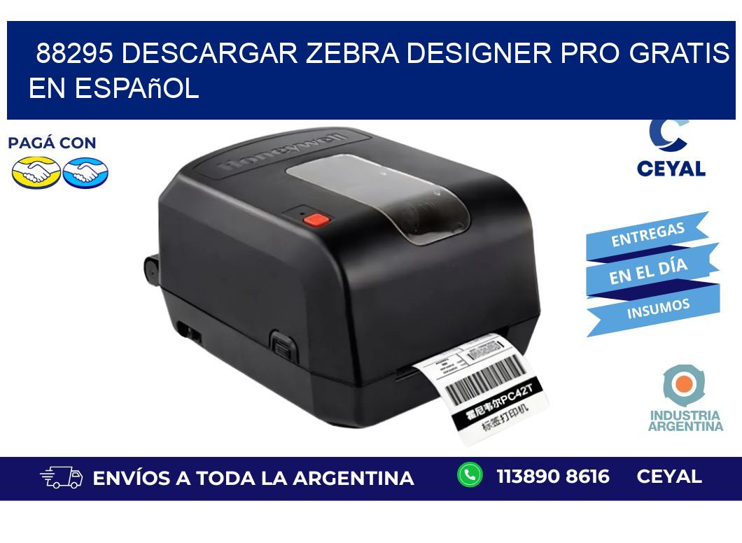 88295 Descargar Zebra Designer Pro gratis en Español
