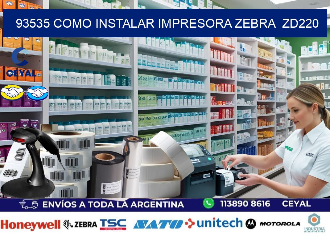 93535 Como instalar impresora Zebra  ZD220