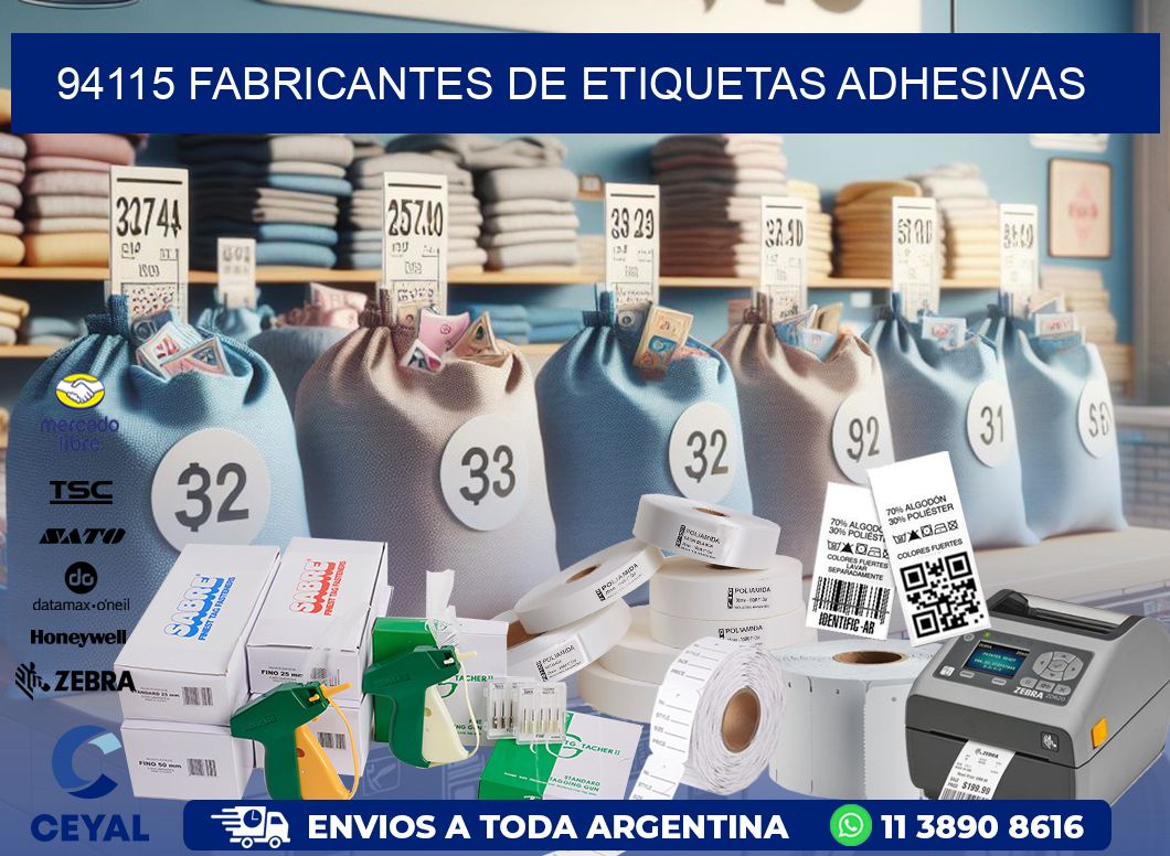 94115 Fabricantes de etiquetas adhesivas