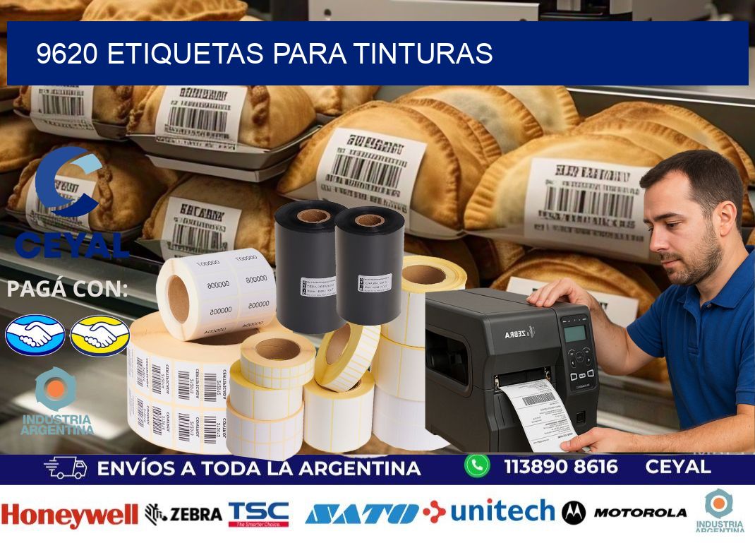 9620 Etiquetas para tinturas