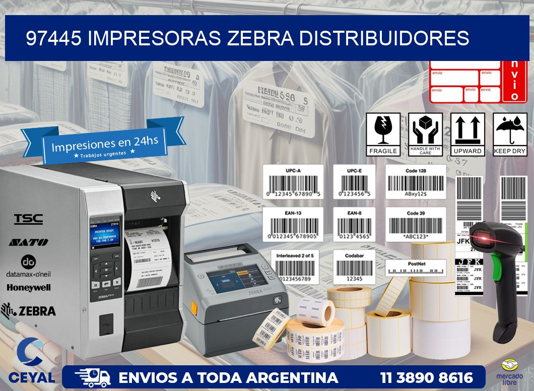 97445 impresoras Zebra distribuidores
