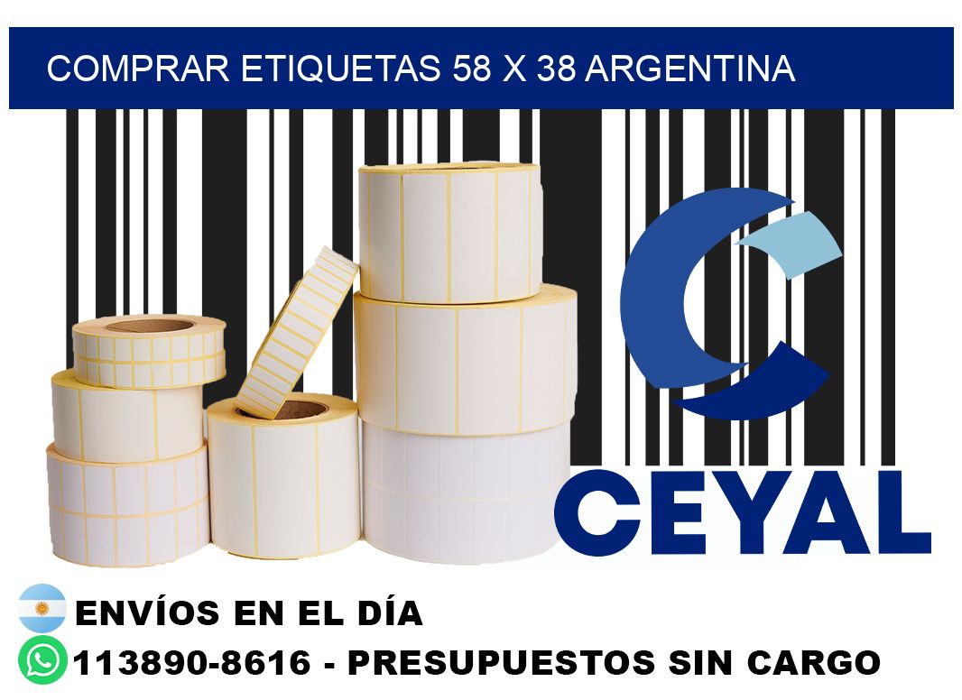 Comprar etiquetas 58 x 38 argentina