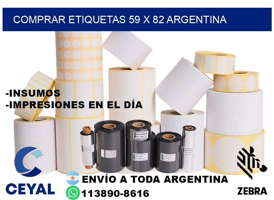 Comprar etiquetas 59 x 82 argentina