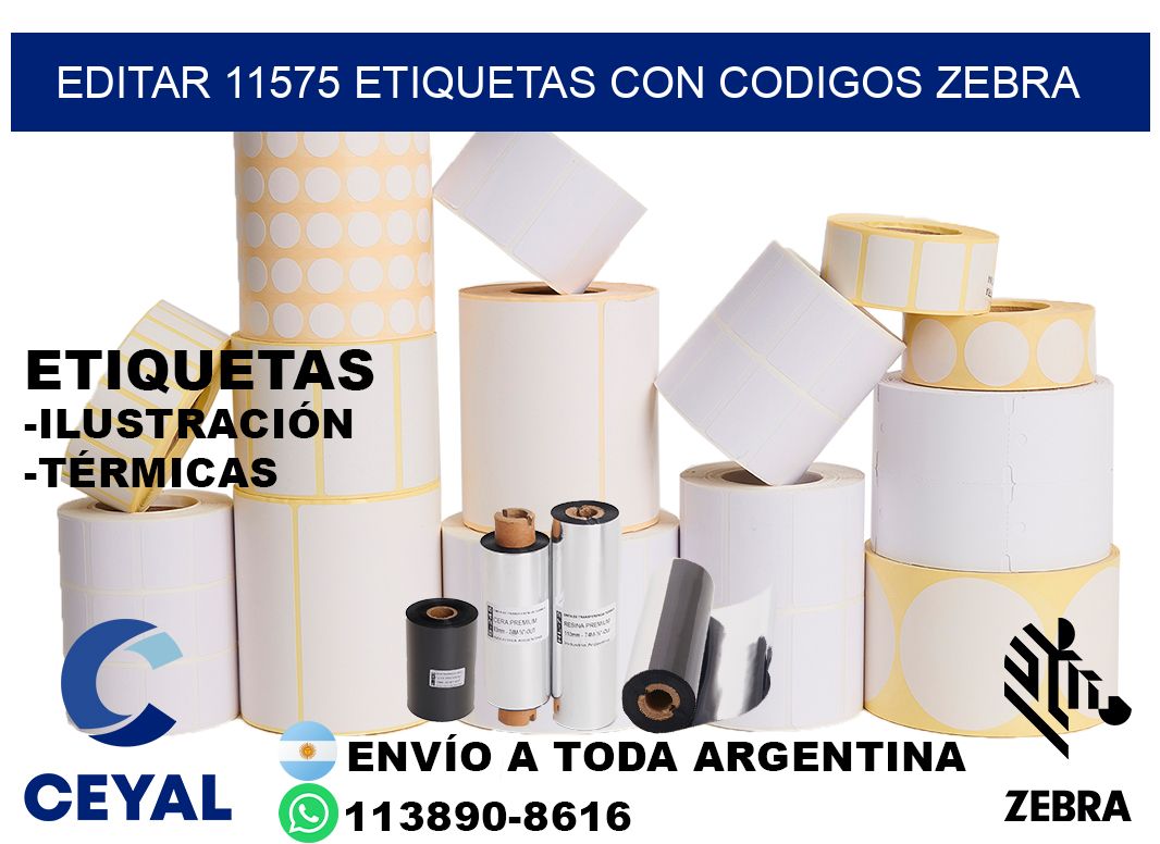 EDITAR 11575 ETIQUETAS CON CODIGOS ZEBRA