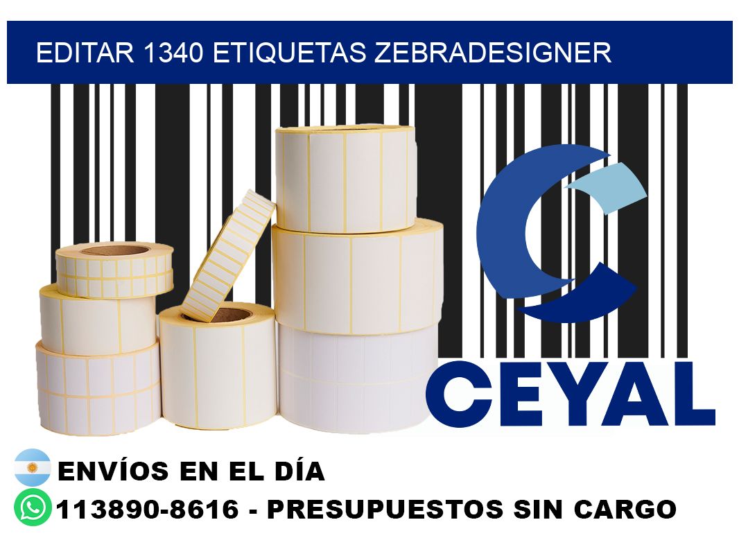 EDITAR 1340 ETIQUETAS ZEBRADESIGNER