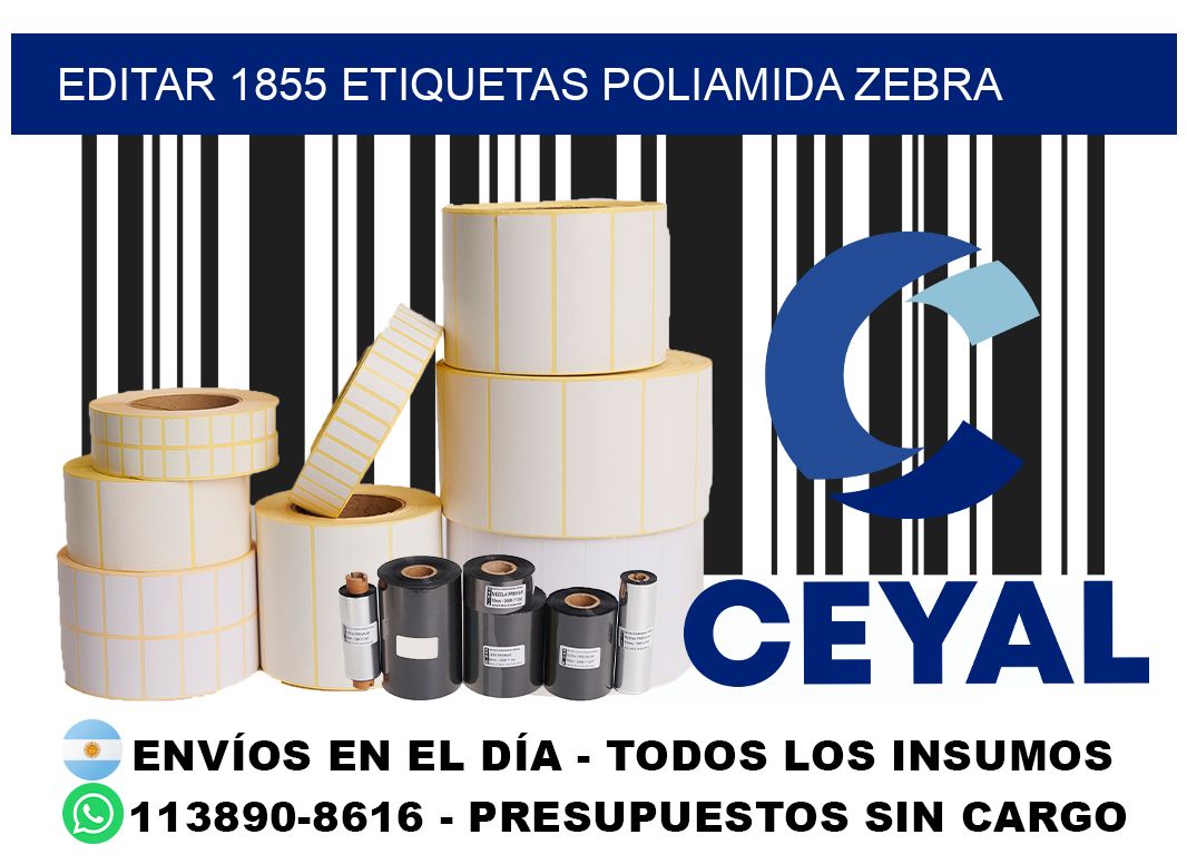 EDITAR 1855 ETIQUETAS POLIAMIDA ZEBRA