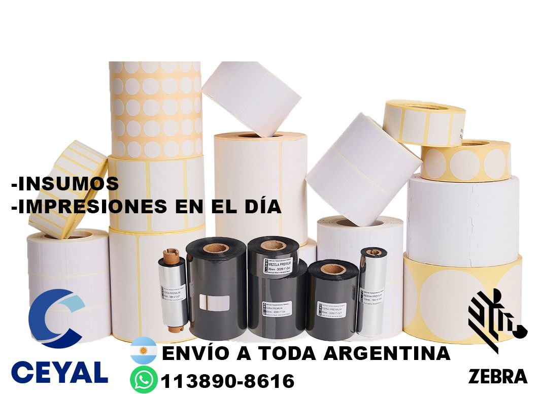 etiquetas blancas adhesivas tamaños 97 x 37