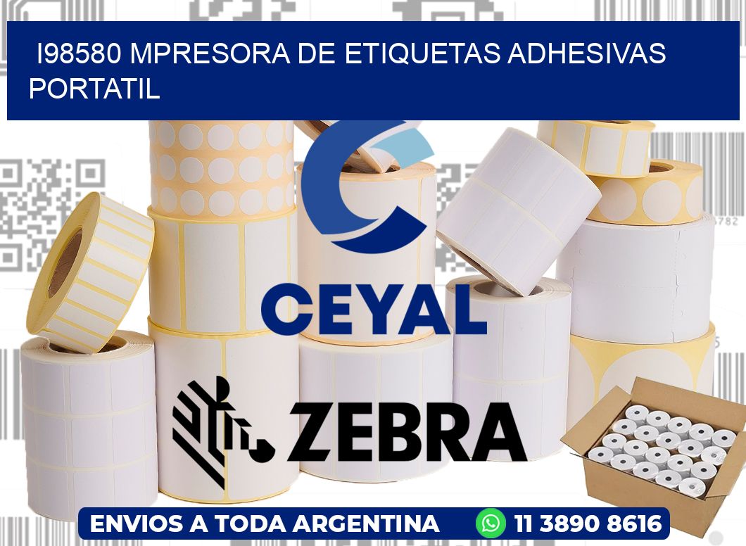 i98580 mpresora de etiquetas adhesivas portatil