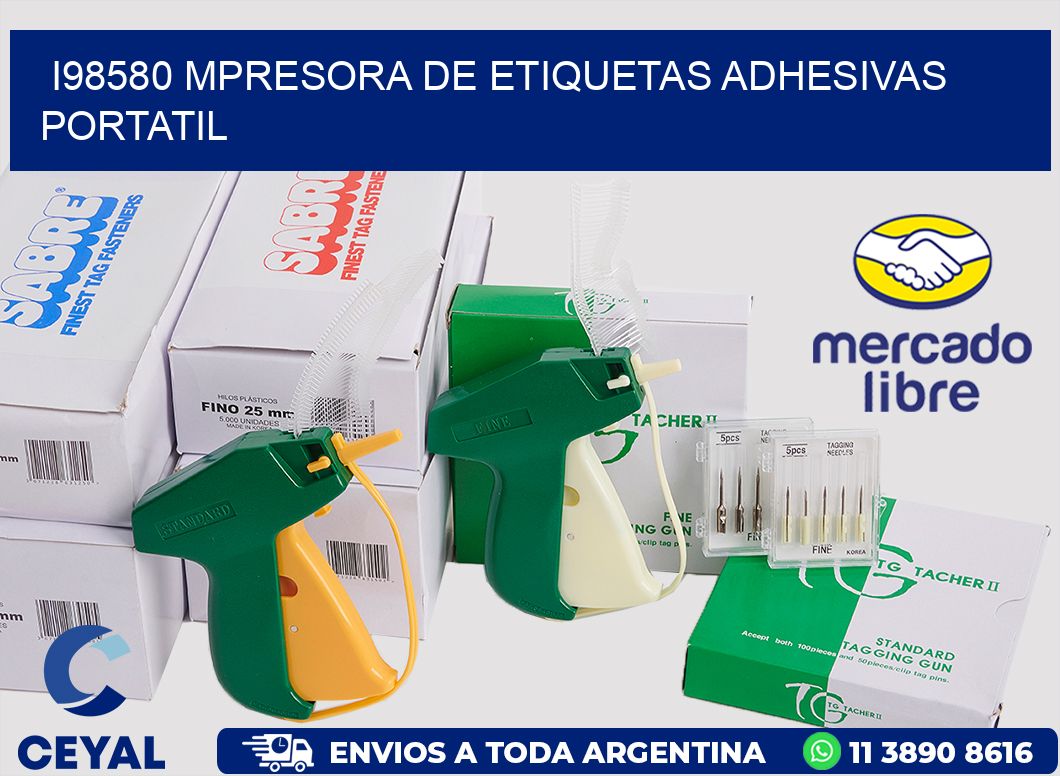 i98580 mpresora de etiquetas adhesivas portatil