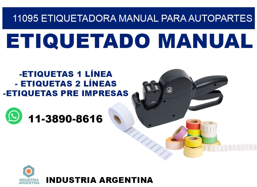 11095 etiquetadora manual para autopartes