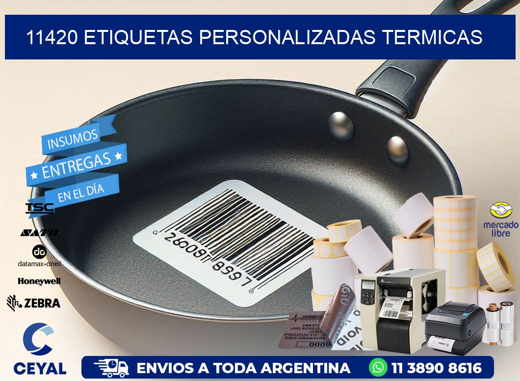 11420 Etiquetas personalizadas termicas